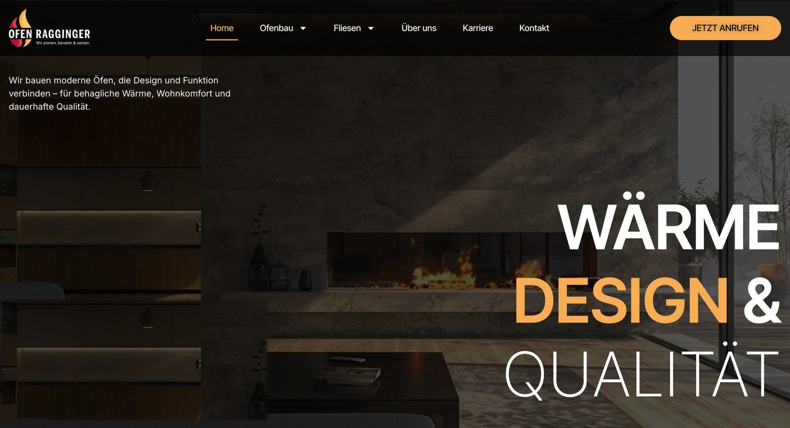 Website von Ofen Ragginger