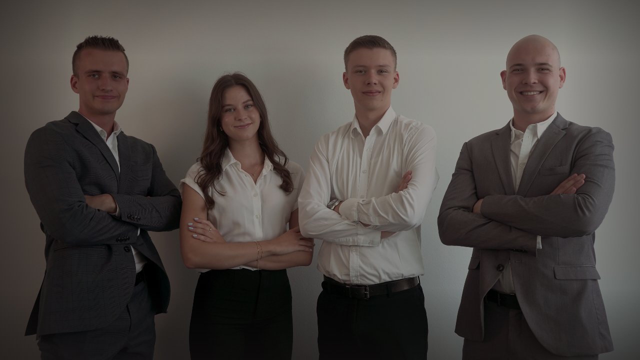 Das Coreflow-Team: Marcel Fasch, Miriam Eder, Tobias Legenstein und Markus Fasch
